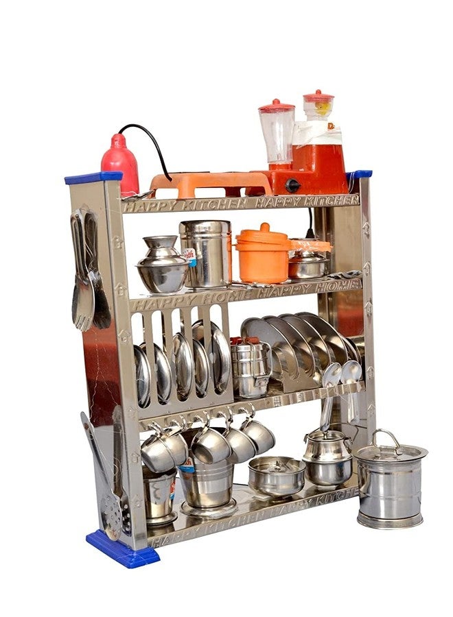 Tirtha Enterprises Miniature Steel Kitchen Toy Set bhatukali (Kids Toys) Basic - Image 4